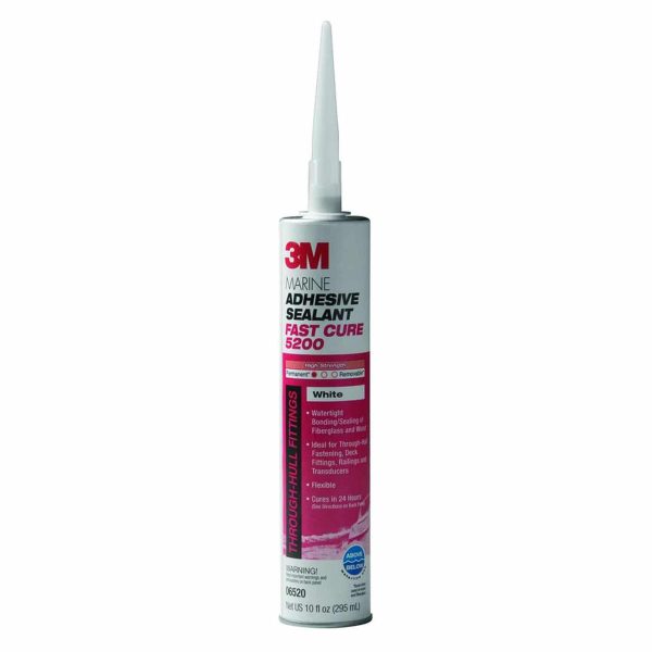 ADHESIVE SEALANT MARINE 3M FAST CURE 5200 WHITE 295 mL